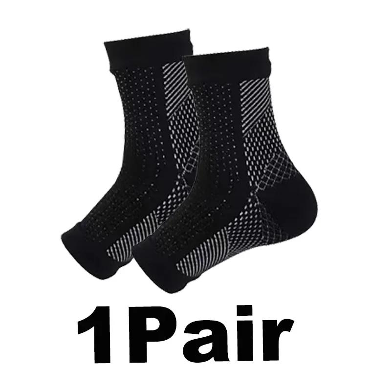 1/3/5 пар Мужские Женские Поддержка Голеностопа Спорт Бег Компрессионная Защита Голеностопа Нарукавники Носки Бандаж Дышащие 2XL