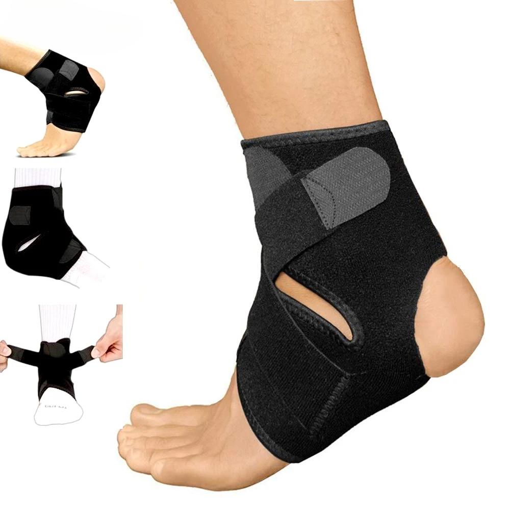 1 шт. фиксатор голеностопа обеспечивает поддержку голеностопа, поддержка голеностопа для мужчин и женщин, спортивные тренировки чёрный