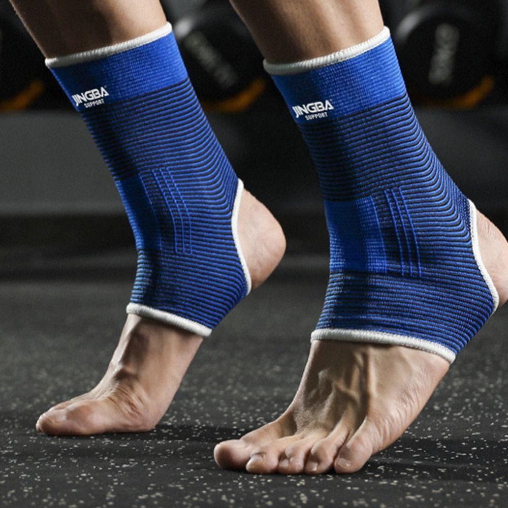 Компрессионный носок для голеностопа Защита стопы Поддержка голеностопа Рукава Поддержка голеностопа Бег Футбол чёрный